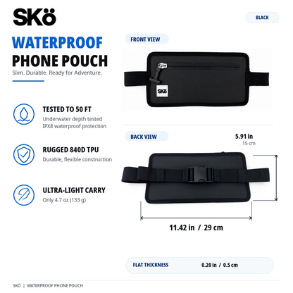 SKÖ Waterproof Phone Pouch