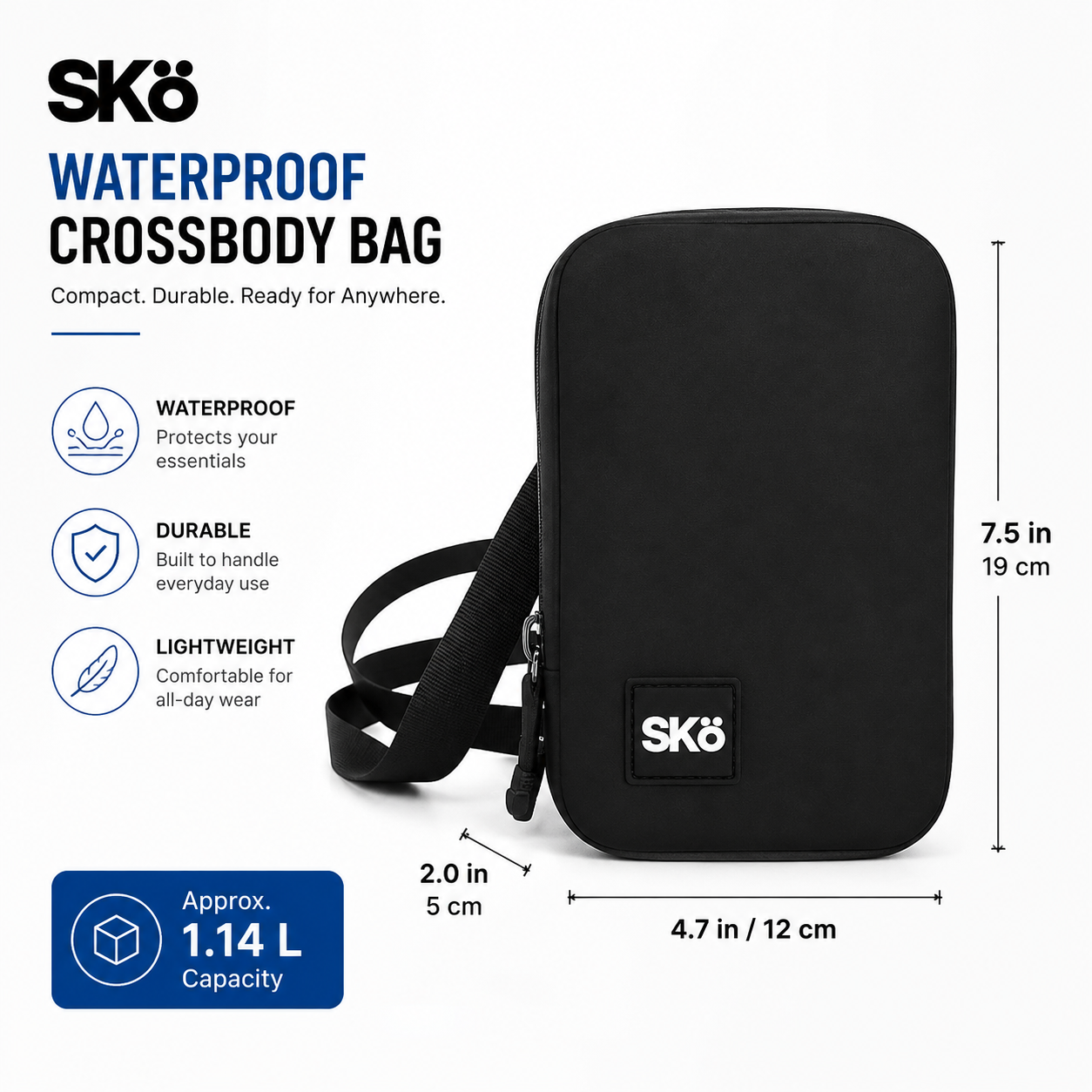 Waterproof Crossbody Bag